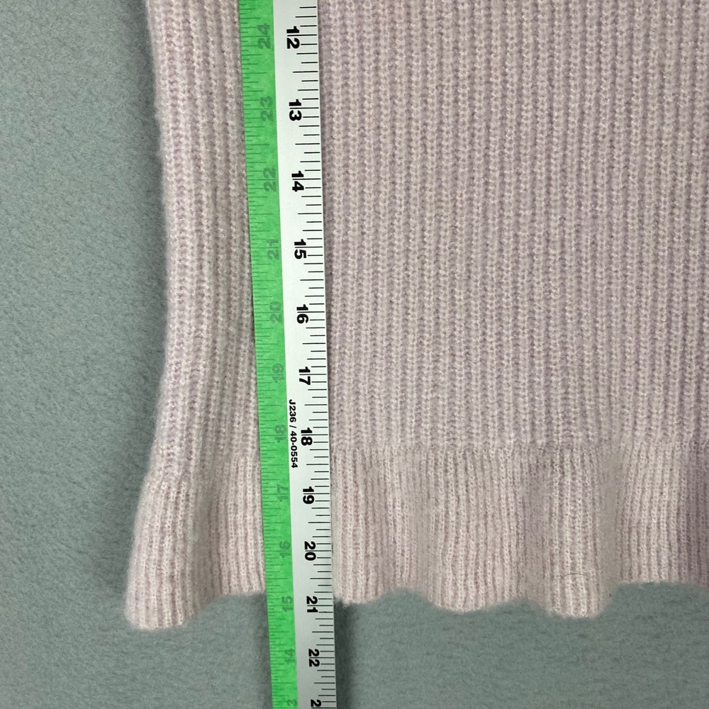 Code X Mode Womens Pink Blush Ribbed Knit Cropped Ruffle Hem Tank Top Small - Picture 6 of 6
